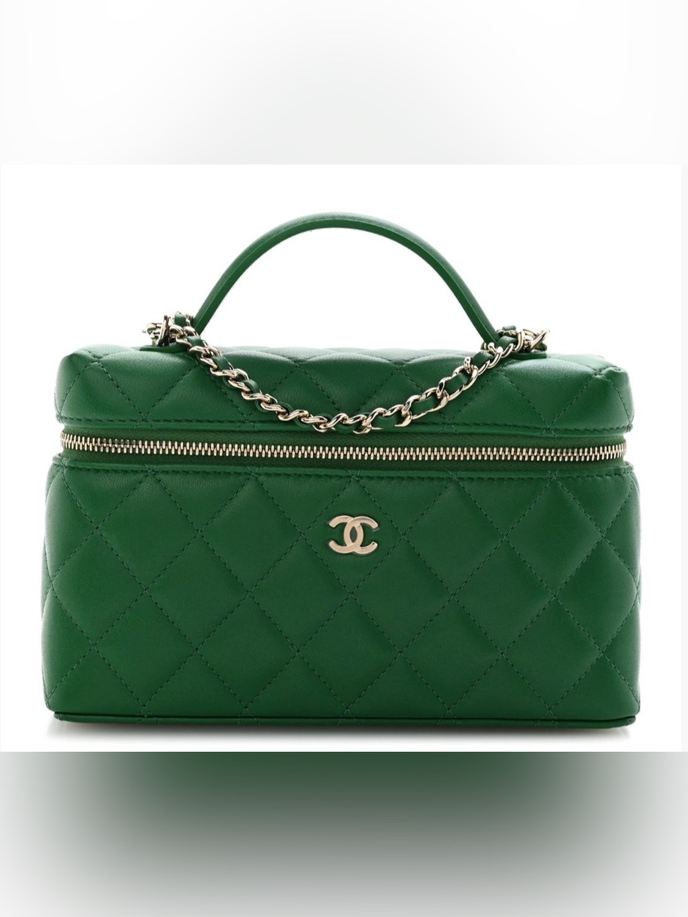 Chanel Green Vanity